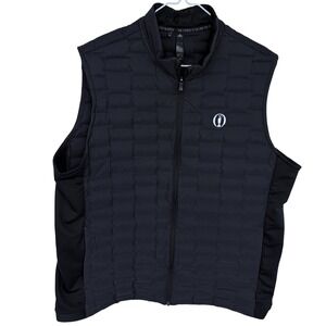 Adidas Frostguard Golf Puffer Vest‎ Men's Large The Open Logo H50988 Duck Down